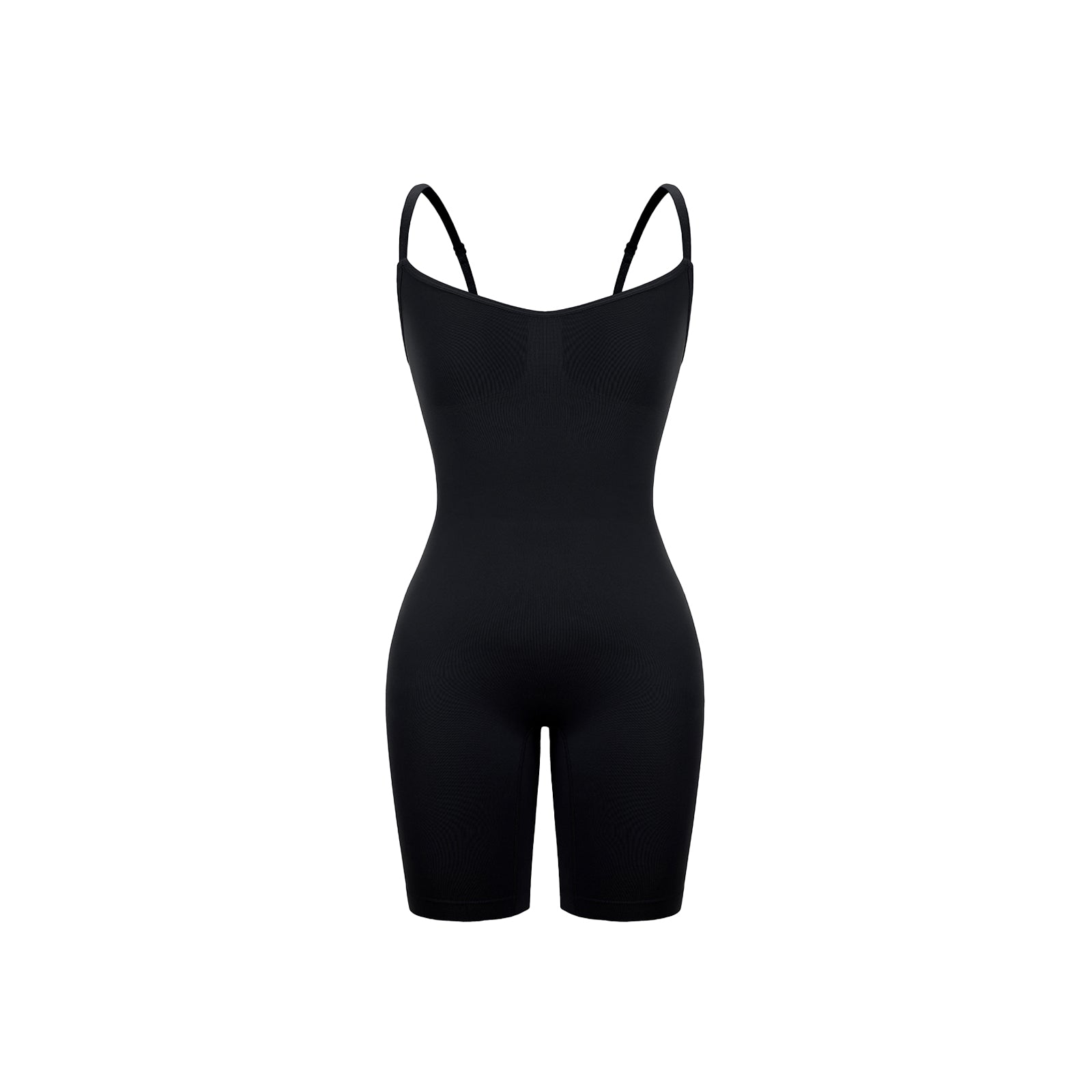 Sofia | Seamless Body Sculpting Mid Thigh Bodysuit - Adjustable Straps