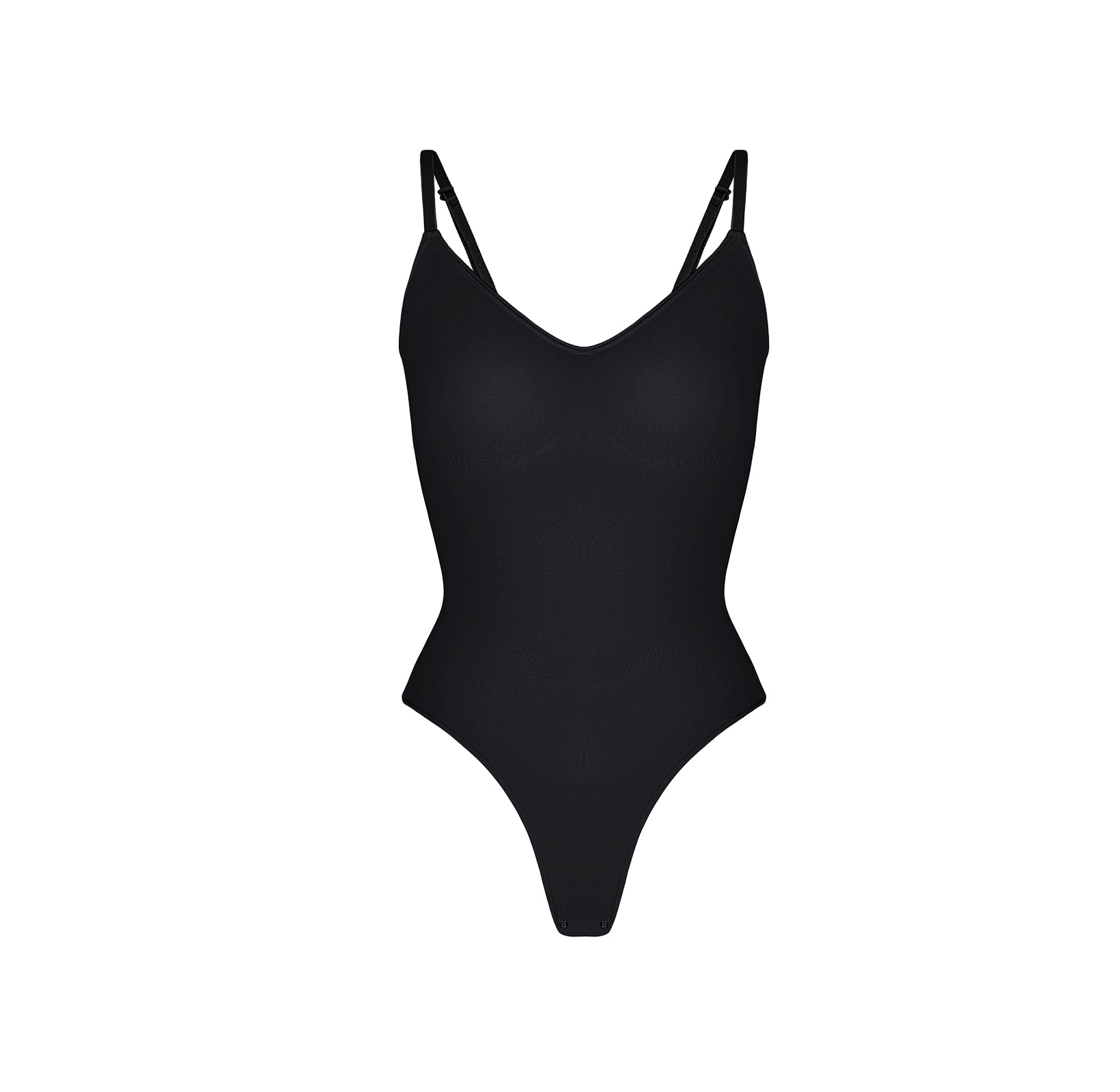 Sofia | Seamless Sculpting Thong Bodysuit - Adjustable Straps