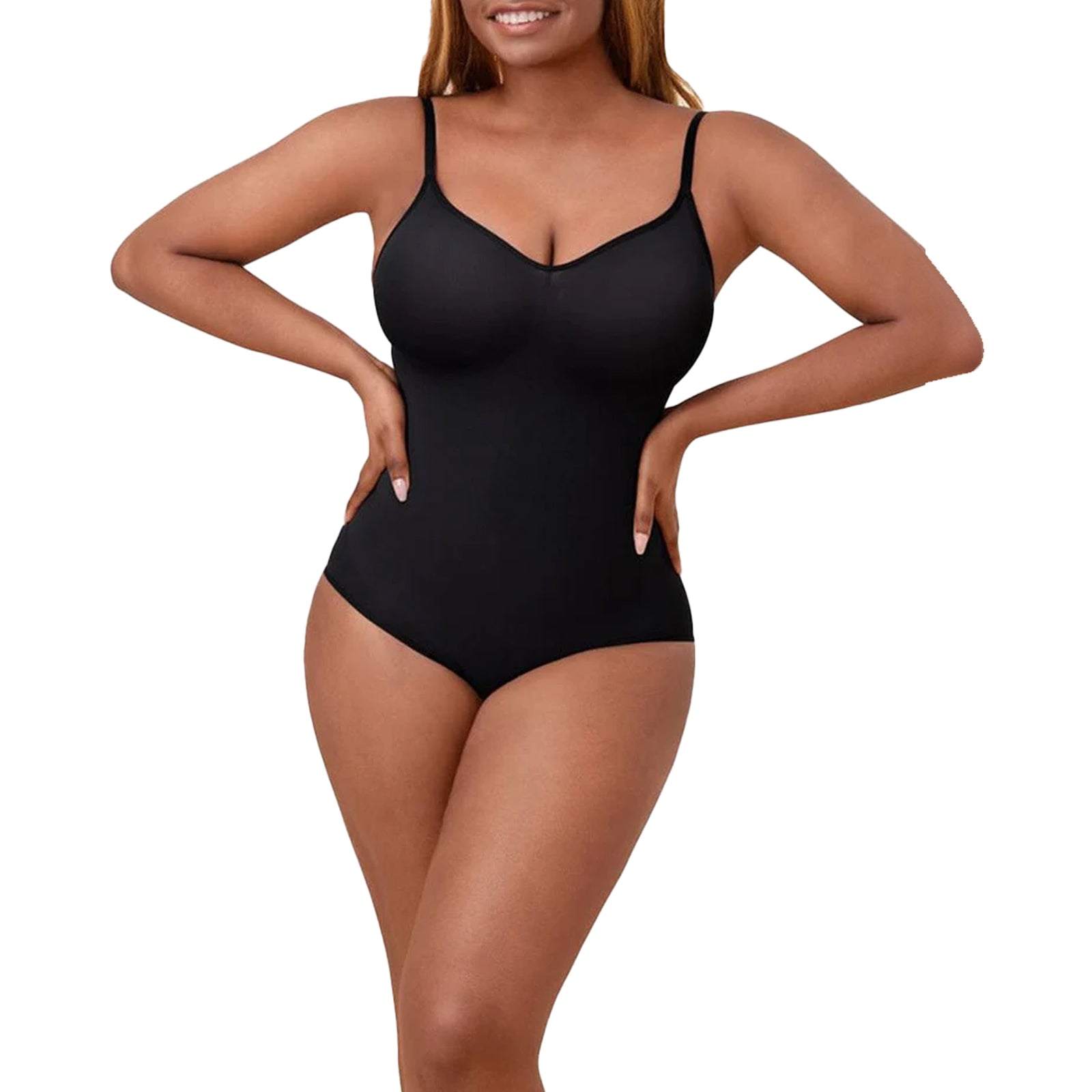 Sofia | Seamless Sculpting Briefs Bodysuit - Adjustable Straps