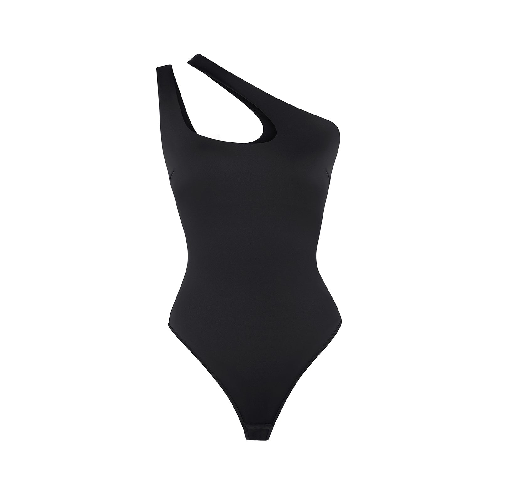 Sadie | Seamless Sculpting Thong Bodysuit - Cross Shoulder