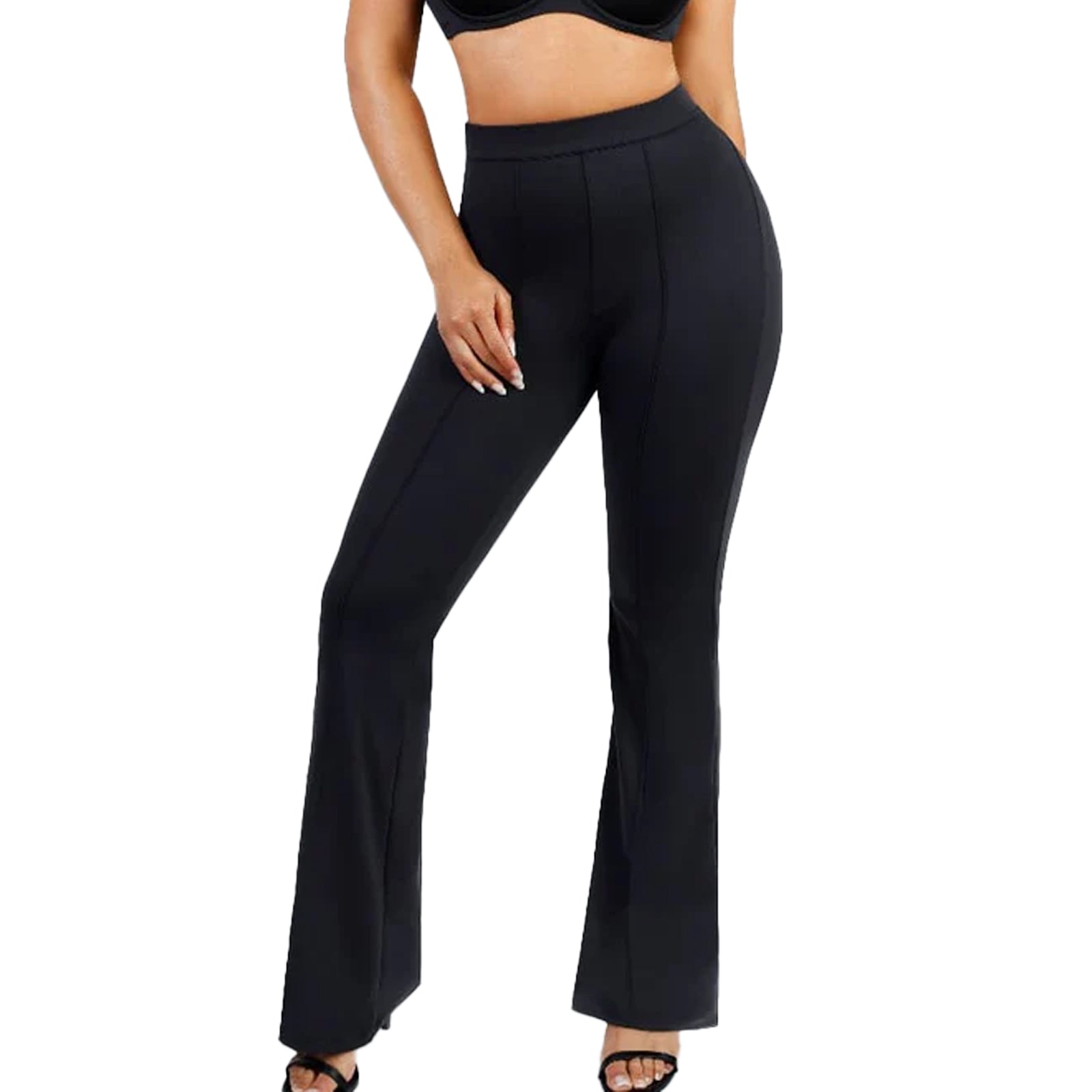 High Waist Sculpting Flare Pants