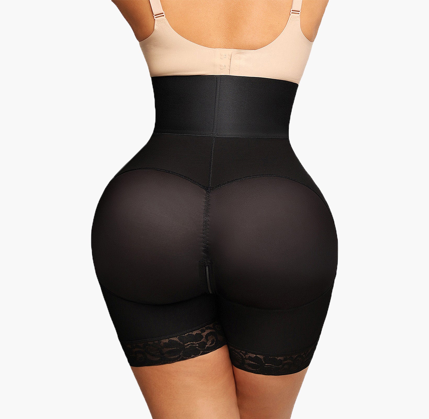 Faja Colombiana | High Waisted, Mid-Thigh Shaper Shorts- Triple Breasted with Tummy Control