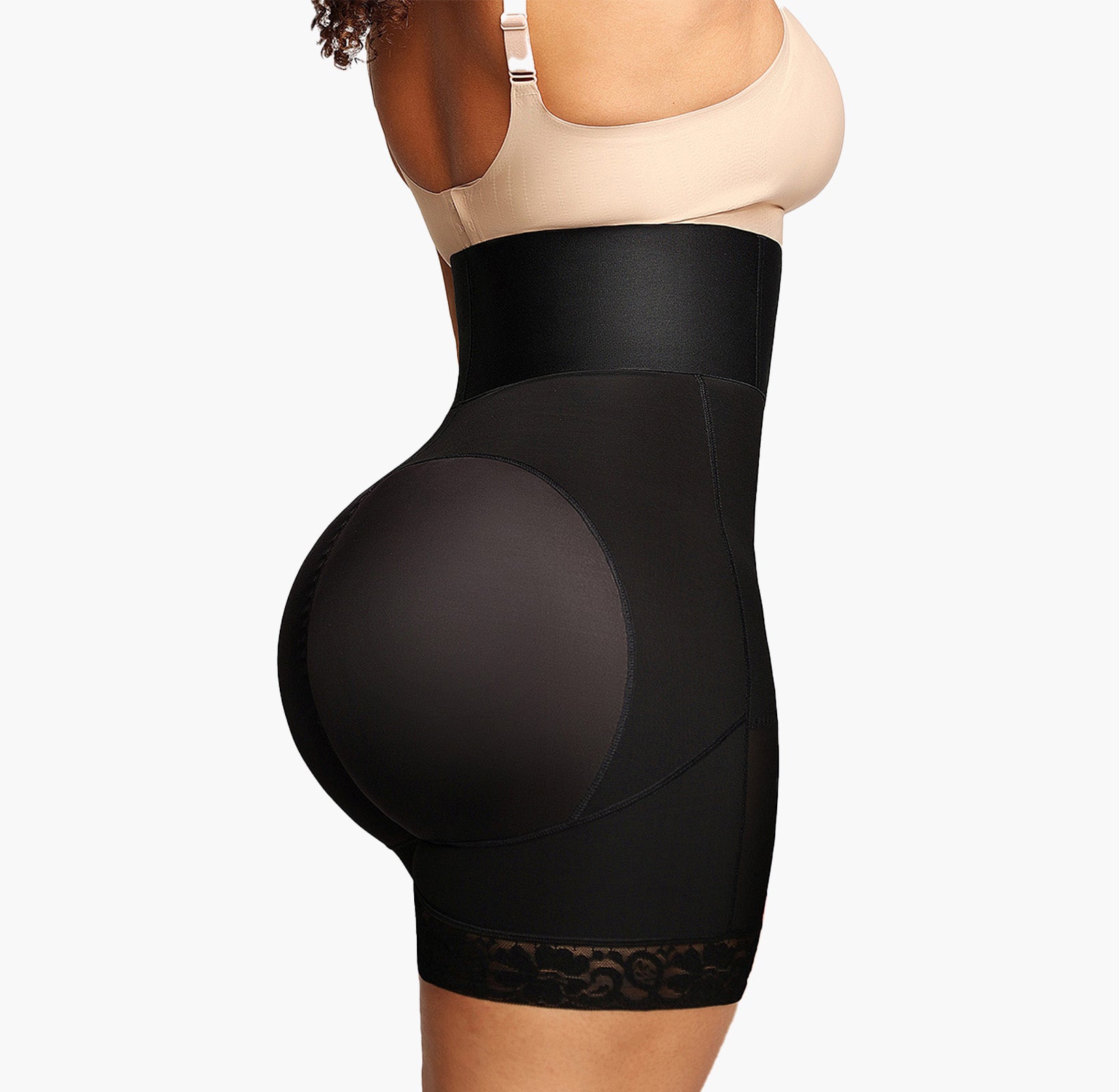 Faja Colombiana | High Waisted, Mid-Thigh Shaper Shorts- Triple Breasted with Tummy Control