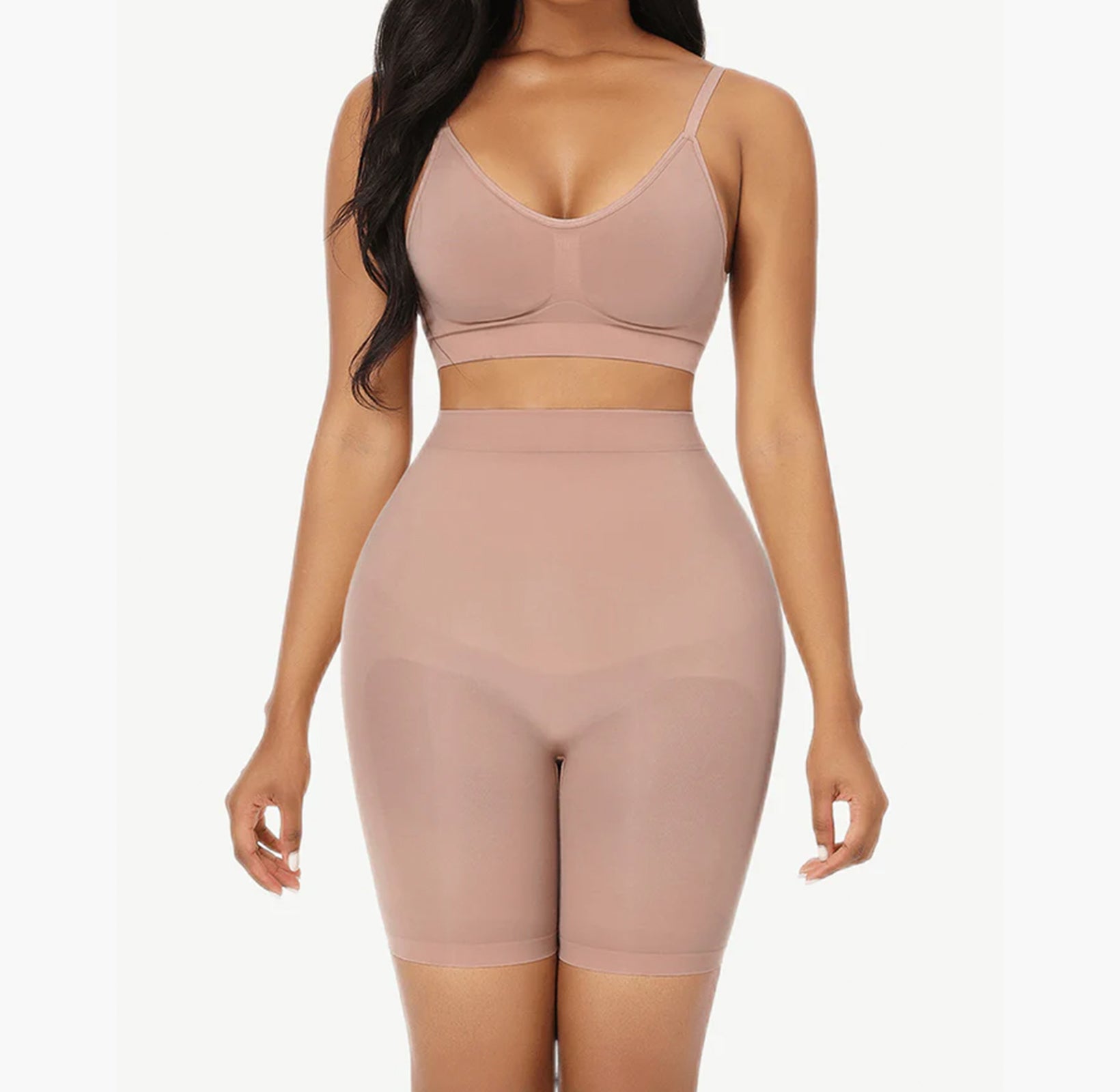 Alexa | Seamless High-Waisted Body Sculpting Shorts